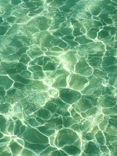 Serene Water Ripples in Light Green Serene Water Ripples in Light Green