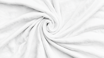 Serene White Fabric Spiral
