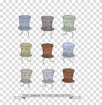 Serious Drawings Watercolor painting Illustrator Illustration, Cute face hat transparent background PNG clipart