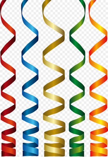 Serpentine streamer Hairpin turn Clip art - holiday 