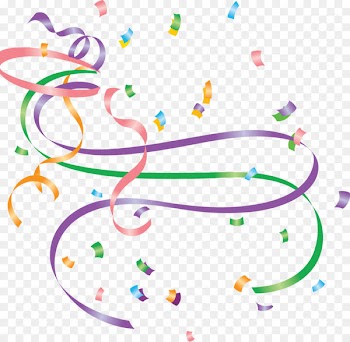 Serpentine streamer New Year Confetti Clip art - Confetti 
