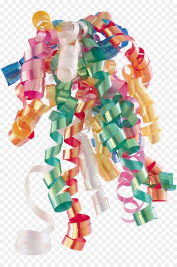 Serpentine streamer New Year Holiday Clip art - Confetti 