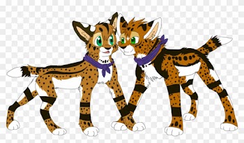 Serval Sisters By Firewolf-anime - Anime Wolf Sisters Firewolf