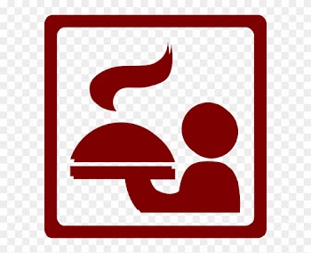 Service Clipart Hotel Icon Room Service Clip Art Red - Food Service Clip Art