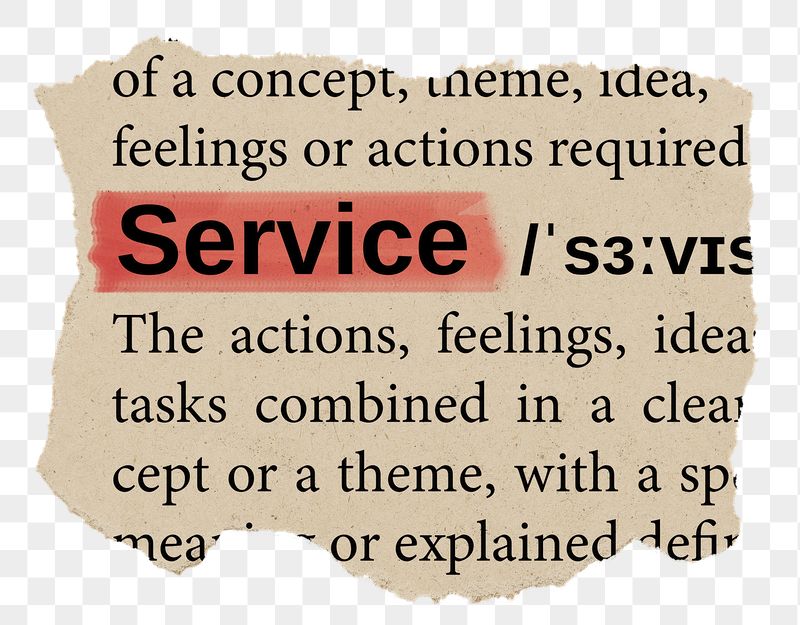 Service png word sticker, torn | Free PNG - rawpixel