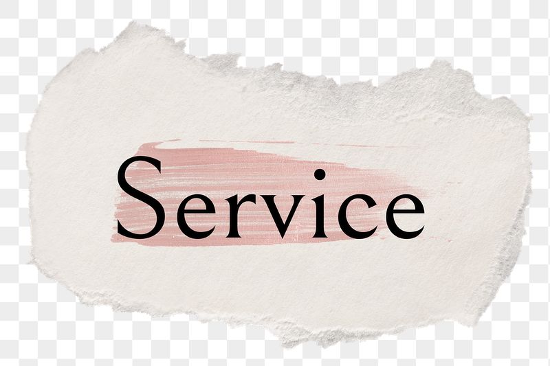 Service png word sticker typography, | Free PNG - rawpixel