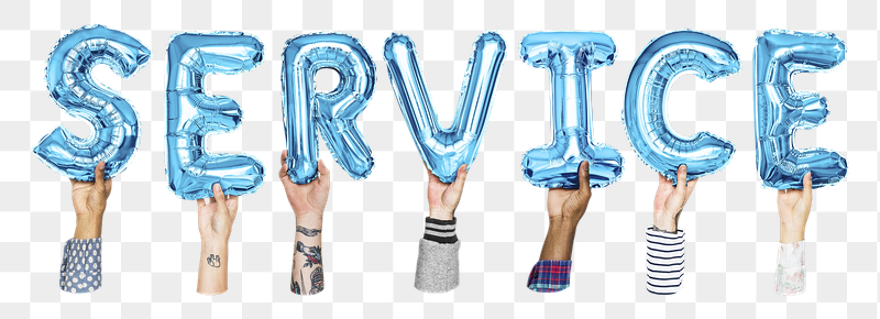 Service word png, hands holding | Free PNG - rawpixel
