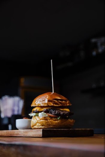 serving of slider burger