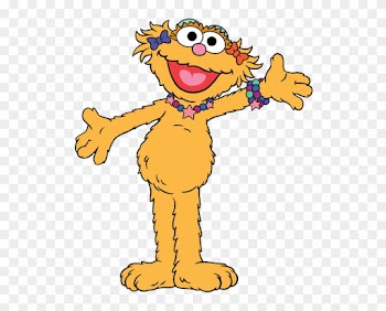 Sesam Street Clipart Zoey - Zoe From Sesame Street