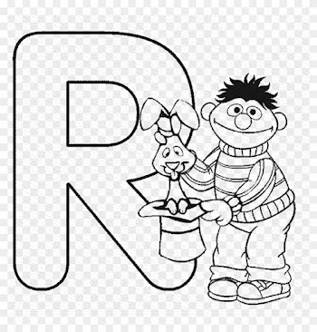 Sesame Street Clipart Alphabet - Sesame Street Letter Coloring Pages