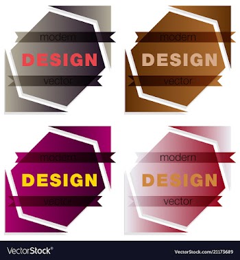 Set abstract colorful triangle dynamic splash vector image