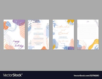 set abstract creative templates
