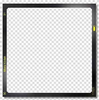Set Border Frame, black Mony Kodak frame illustration transparent background PNG clipart