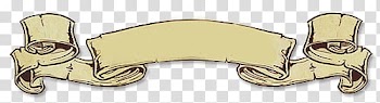 SET Box in the Ship, beige ribbon banner transparent background PNG clipart
