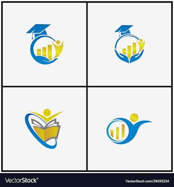 set bundle education finance logo design