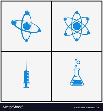 set bundle science logo design