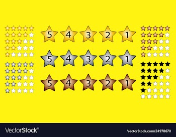  					Set customer feedback 5 star rating vector&nbsp;image														
