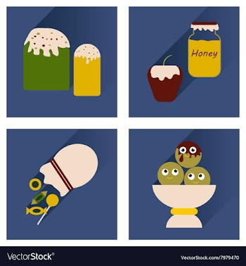 Set flat icons with long shadow sweet vector image