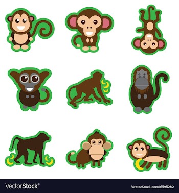 Set flat icons with long shadow vector image
