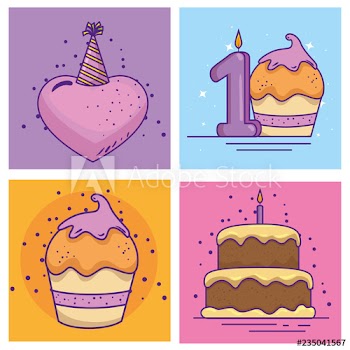 set happy birthday event with decoration