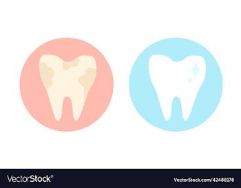 set icon tooth of teeth stomatology