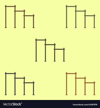 Set in flat style sports vector image