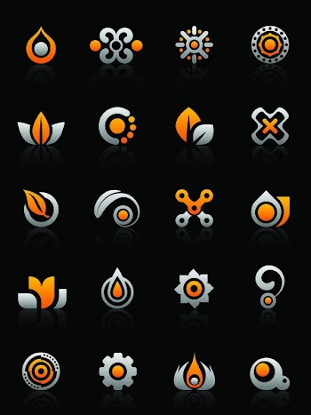 Set of 20 design elements and various graphics
