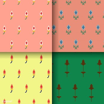 Set of 4 vintage patterns inspired by The Gra.. | Free stock vector - 250268