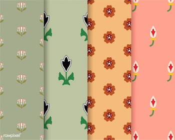 Set of 4 vintage patterns inspired by The Gra.. | Free stock vector - 250270