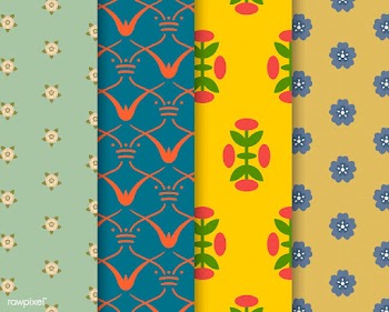 Set of 4 vintage patterns inspired by The Gra.. | Free stock vector - 250284