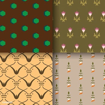 Set of 4 vintage patterns inspired by The Gra.. | Free stock vector - 250295