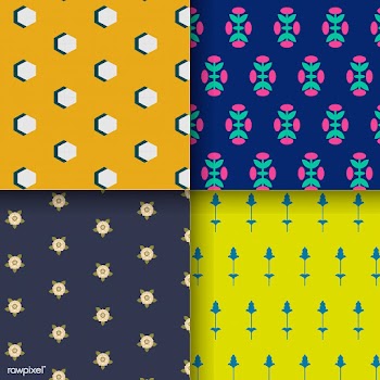 Set of 4 vintage patterns inspired by The Gra.. | Free stock vector - 250304