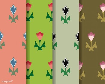 Set of 4 vintage patterns inspired by The Gra.. | Free stock vector - 250320