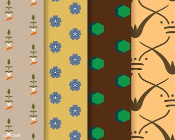 Set of 4 vintage patterns inspired by The Gra.. | Free stock vector - 250349