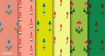 Set of 6 vintage patterns inspired by The Gra.. | Free stock vector - 250271