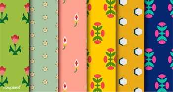 Set of 6 vintage patterns inspired by The Gra.. | Free stock vector - 250286