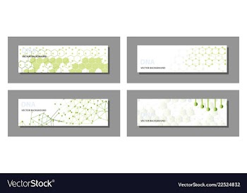 Set of 9 templates for presentation slides vector image