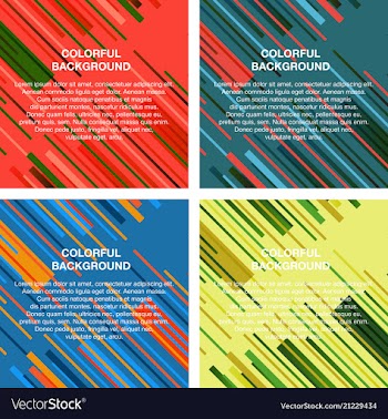 Set of abstract avangarde retro background with vector image