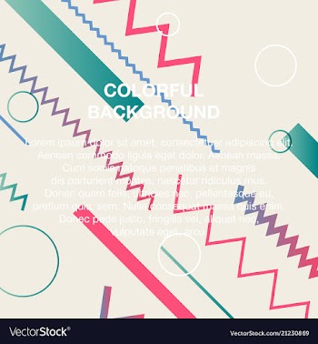 Set of abstract avangarde retro background with vector image