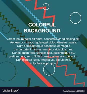 Set of abstract avangarde retro background with vector image