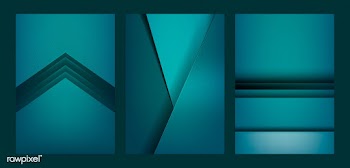 Set of abstract background design in green | Free stock vector - 490235