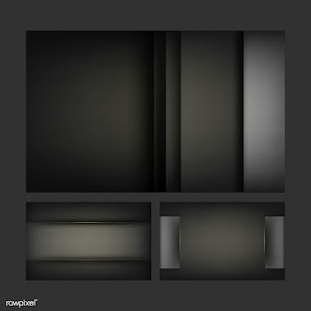 Set of abstract background designs in black | Free stock vector - 489822