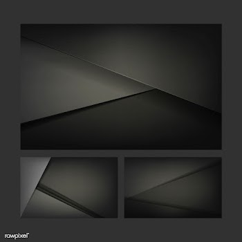 Set of abstract background designs in black | Free stock vector - 489914