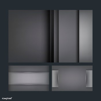 Set of abstract background designs in dark gr.. | Free stock vector - 489754