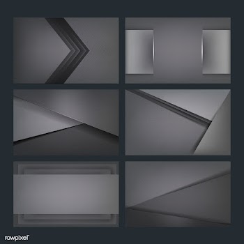 Set of abstract background designs in dark gr.. | Free stock vector - 489877