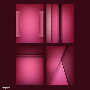 Set of abstract background designs in dark pi.. | Free stock vector - 489782