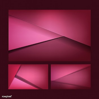 Set of abstract background designs in dark pi.. | Free stock vector - 489855