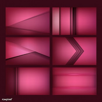 Set of abstract background designs in dark pi.. | Free stock vector - 489888