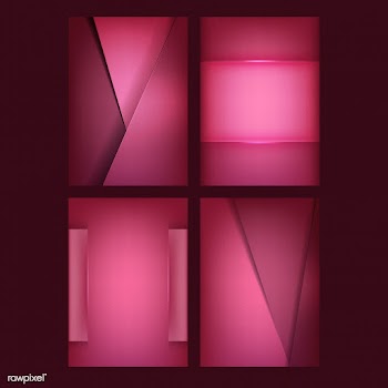 Set of abstract background designs in dark pi.. | Free stock vector - 489906