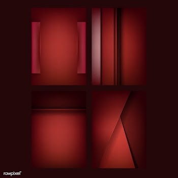 Set of abstract background designs in dark re.. | Free stock vector - 489743